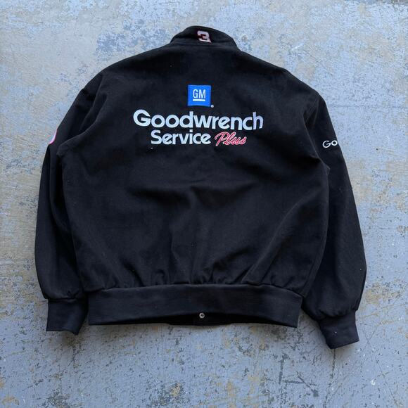 Vintage Dale Earnhardt Winston Cup Jeff Hamilton NASCAR Jacket L - Picture 3 of 6